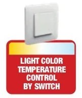 Plafonieră LED KNOB LED/24W/230V 3000K-6500K 30 cm neagră Redo 05-930