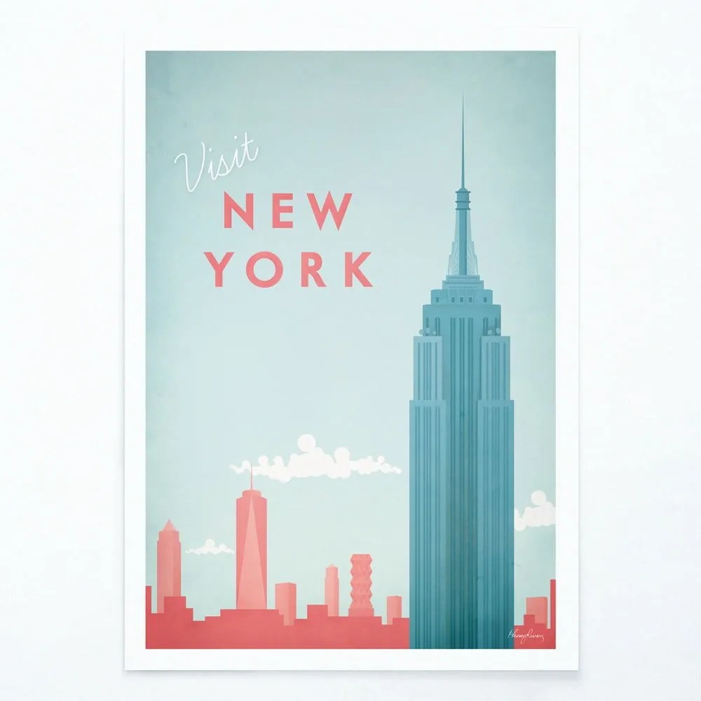 Poster Travelposter New York, 30 x 40 cm
