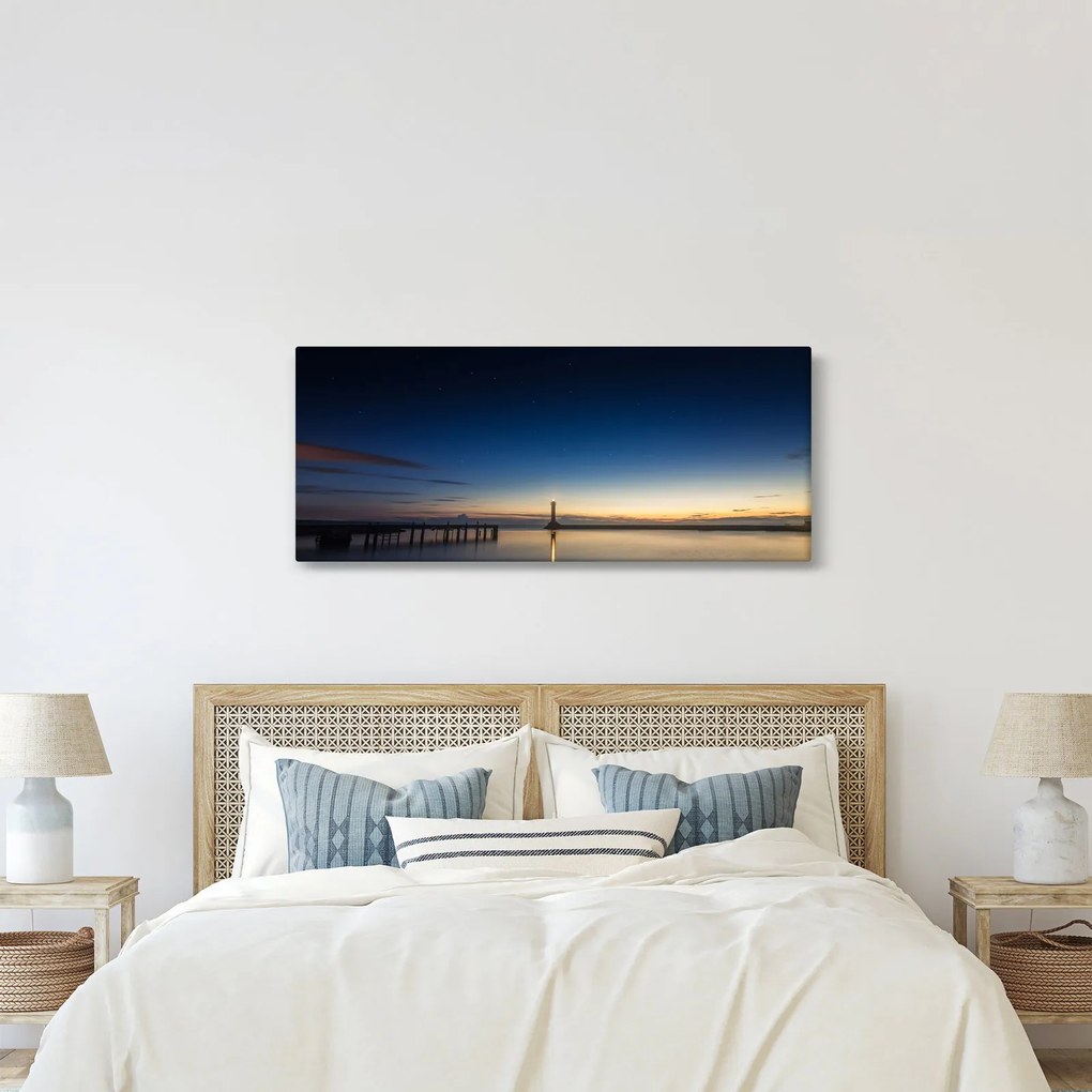 Tablou - Far în zare (120x50 cm)