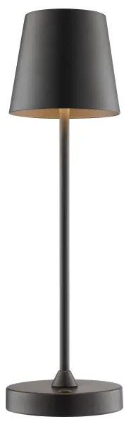 Brilliant - Lampă de masă LED ELORA, tactilă, reglabilă, reîncărcabilă, LED/2,5W/5V 2700K IP44 negru