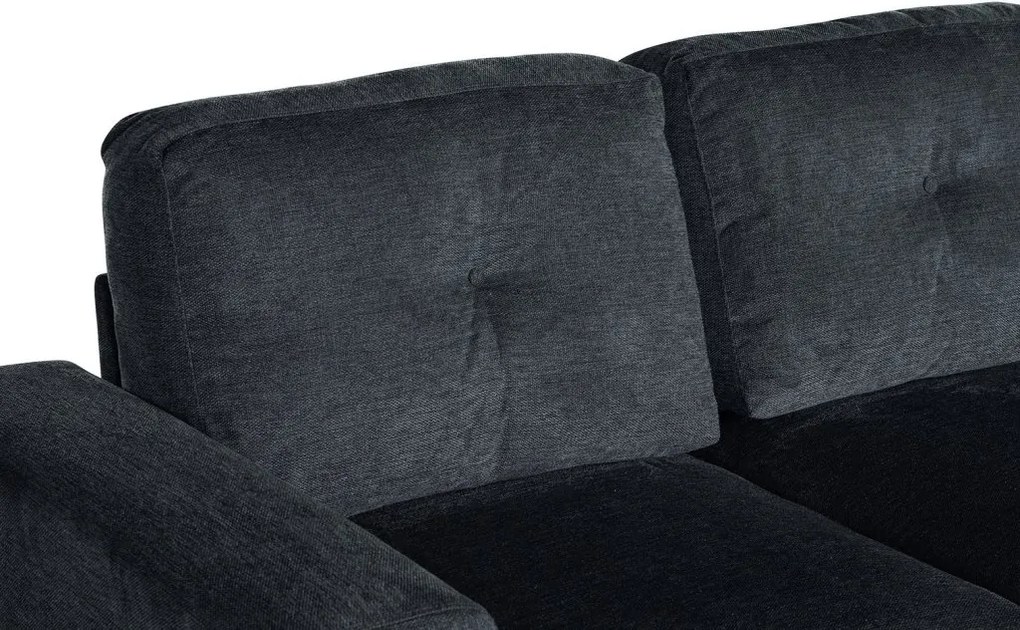 Coltar extensibil, material texturat gri, APARTMENT 245cm