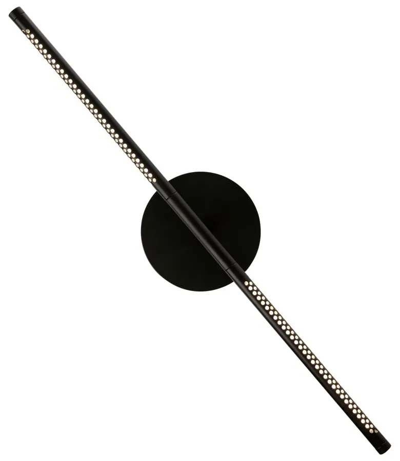 Aplică de perete neagră LED cu intensitate reglabilă din metal Omni Wall – UMAGE