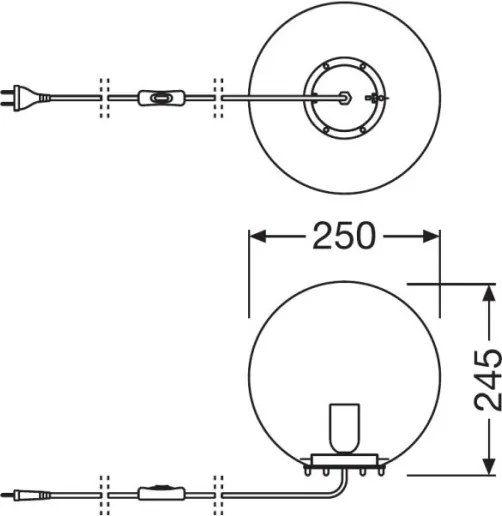 Lampă de masă Rabalux BUBBLE 1xE27/40W/230V roz