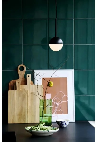 Nordlux - Pendul pe cablu CONTINA 1xG9/5W/230V negru