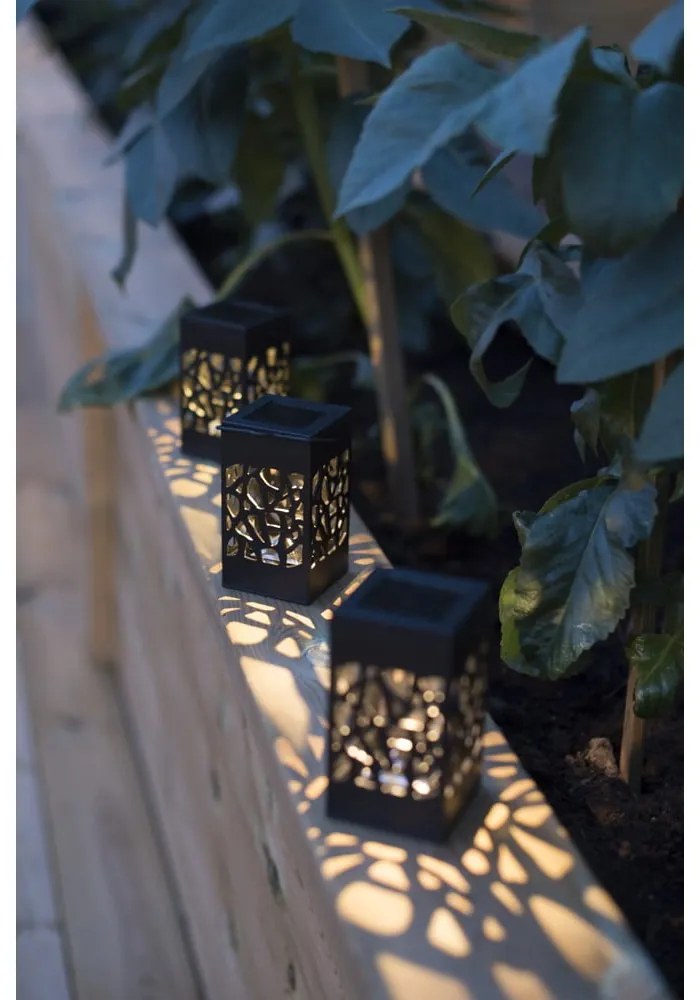 Set de 3 felinare solare cu LED-uri suspendate Star Trading Izola, înălțime 11 cm