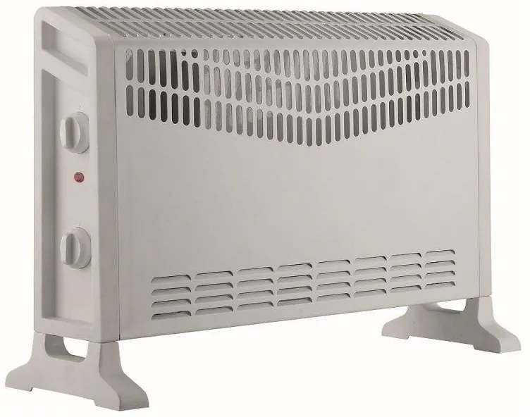 Convector Finlux FCH-1022 Shark, 2000W, 3 trepte, 20 m2, Control automat al temperaturii, Alb