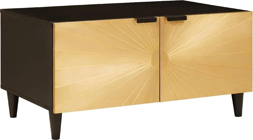 vidaXL Masă de cafea 80 x 50 x 40 cm Lemn de mango solid