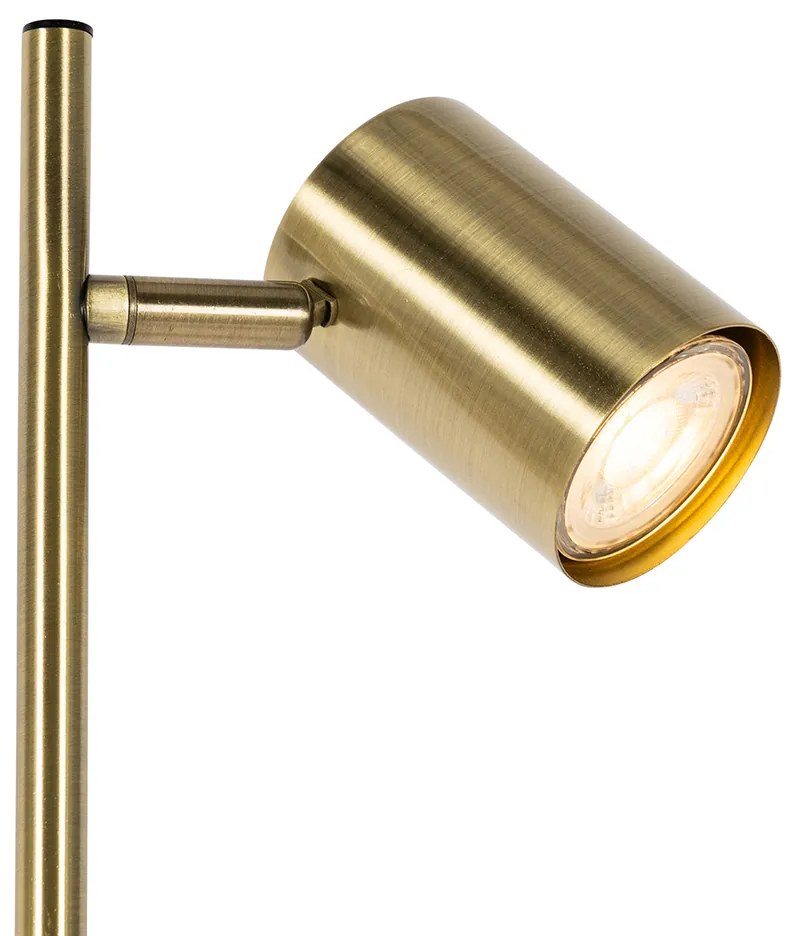 Lampa de podea moderna bronz 3 lumini - Jeana