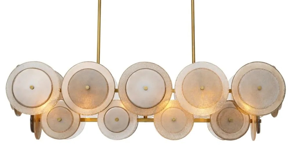 Candelabru design LUX, Sticla, Fumuriu, Hyde