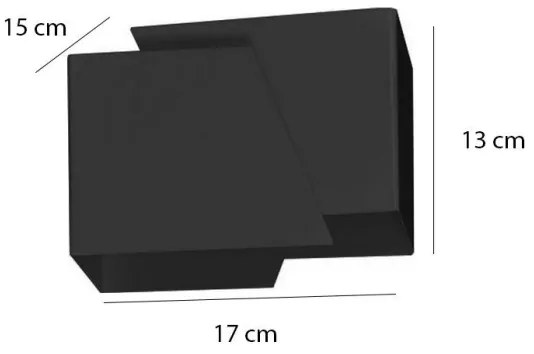 Aplică FROST 1xG9/8W/230V negru