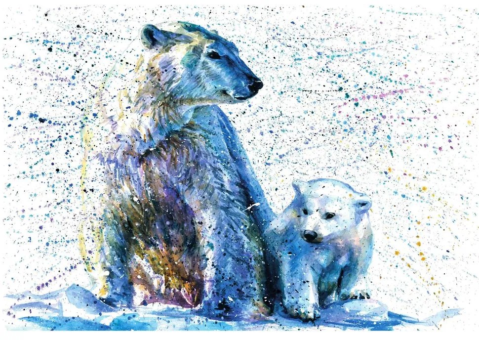 Tapet autoadeziv urși polari