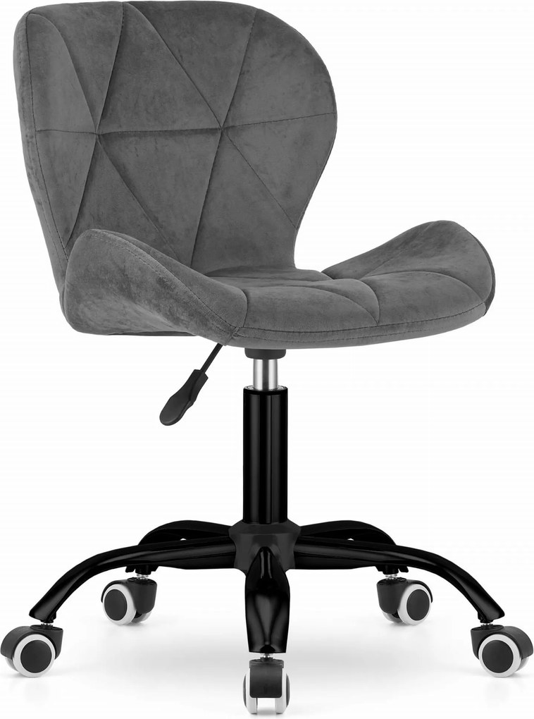 OFERTA Scaun de birou gri NOTO VELVET II. calitate