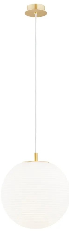 Lustra, Pendul design modern Evans 30cm, alb