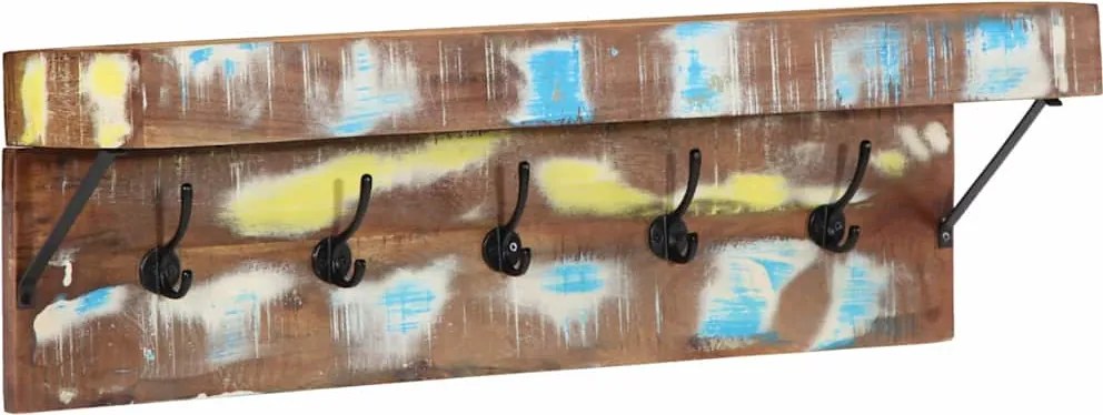 vidaXL Răcător de paltoane Maro 73 x 19 x 23 cm Lemn masiv recuperat