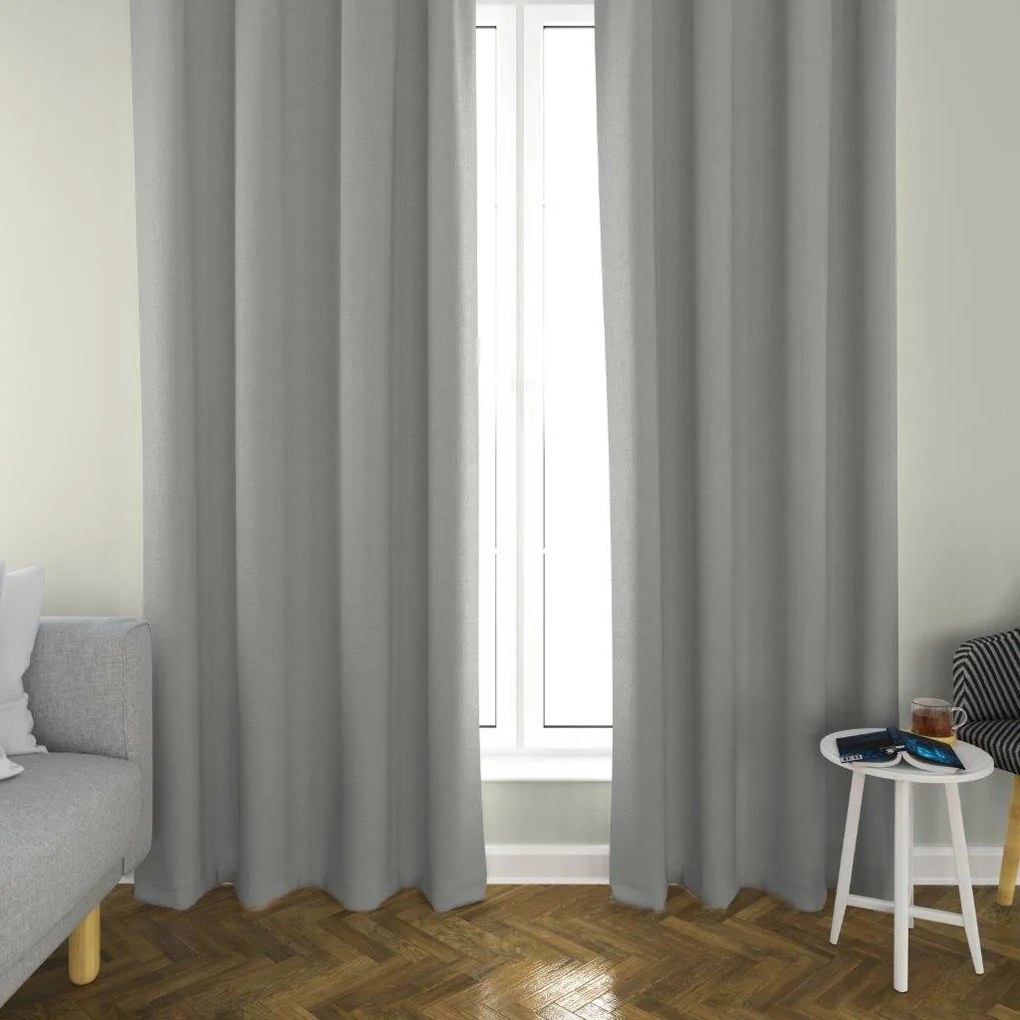 2x draperii alb-crem OXFORD 140x250 cm