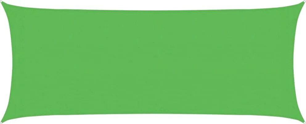 vidaXL Pânză parasolar, verde deschis, 2x4,5 m, HDPE, 160 g/m²