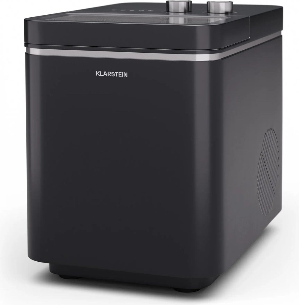 Klarstein IceCraft mașină de făcut gheață | 2 moduri | 1,3 litri apă rece | curățare automată | 12 kg/24h