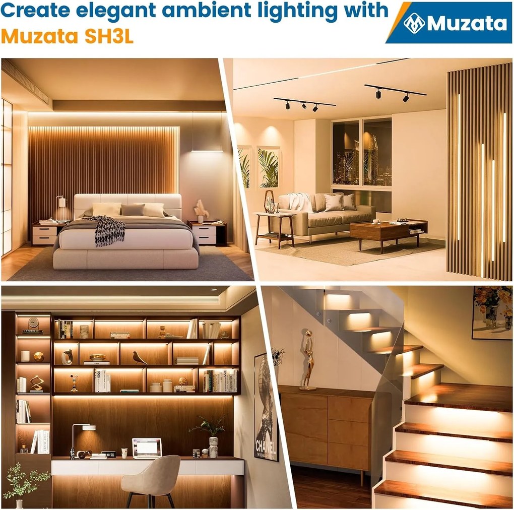 Profil LED Aplicat Inovator, Lungime 2m, Alb – O Alegere Premium pentru Iluminat Stilat și Durabil