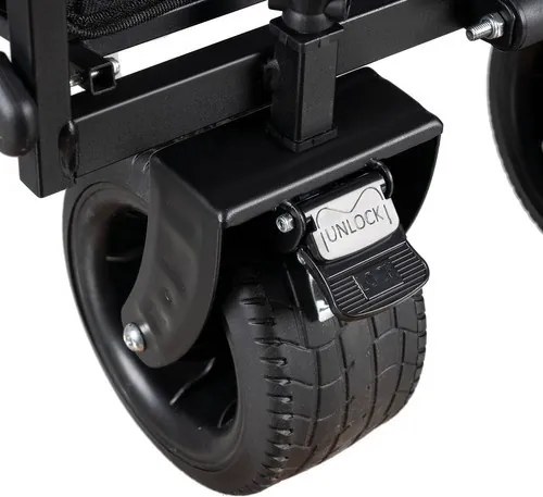 Cărucior pliabil pentru grădină și plajă 75 L