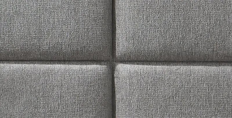 Pat tapitat Levanter gri – 160x200 cm