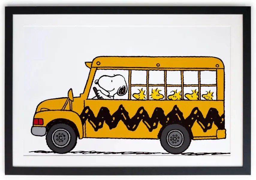 Tablou/poster înrămat Really Nice Things Bus, 40 x 60 cm