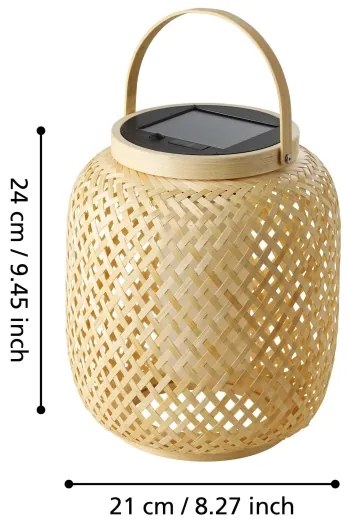 Lampă LED solară de masă Eglo 901087 MARLIANO LED/3,3W/3,7V IP44