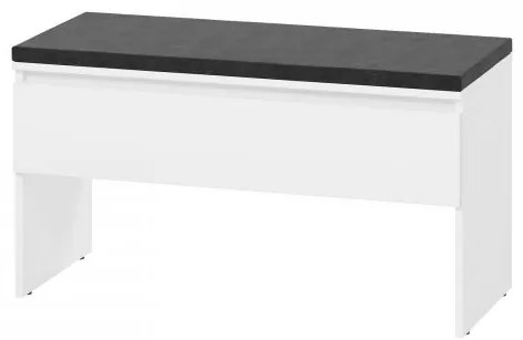 Pantofar 1K Semplo SM 03 (Alb alpin + Negru) (cu șezut). 1103310