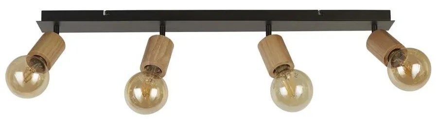Plafoniera cu 4 spoturi design minimalist Spinny