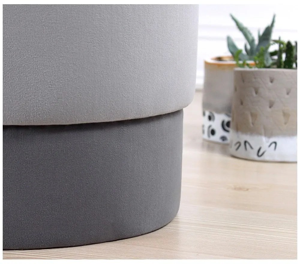 Taburet gri Ropp – Artie