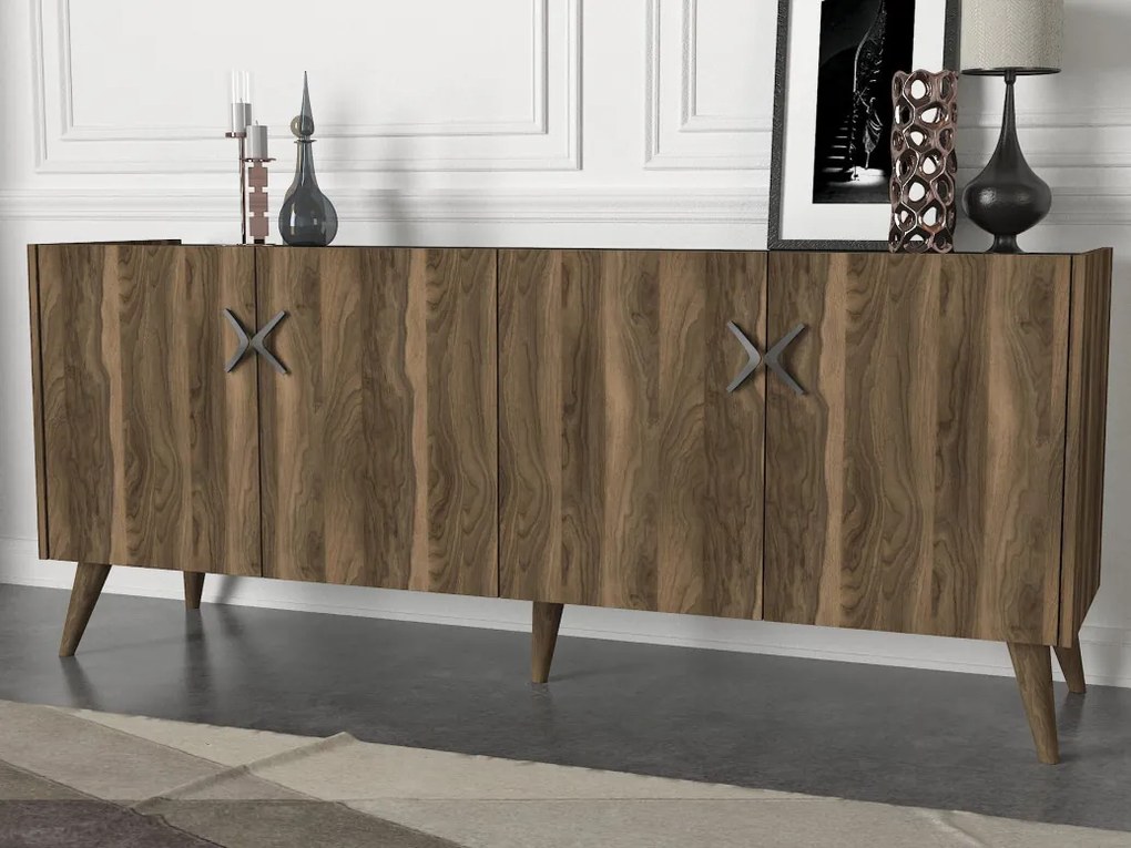 Consola Wood Walnut-Antracit