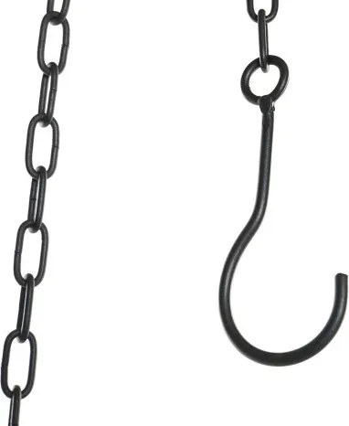 Suport de lumânări suspendat din metal și sticlă, 53×53×52 cm, „Ceiling"