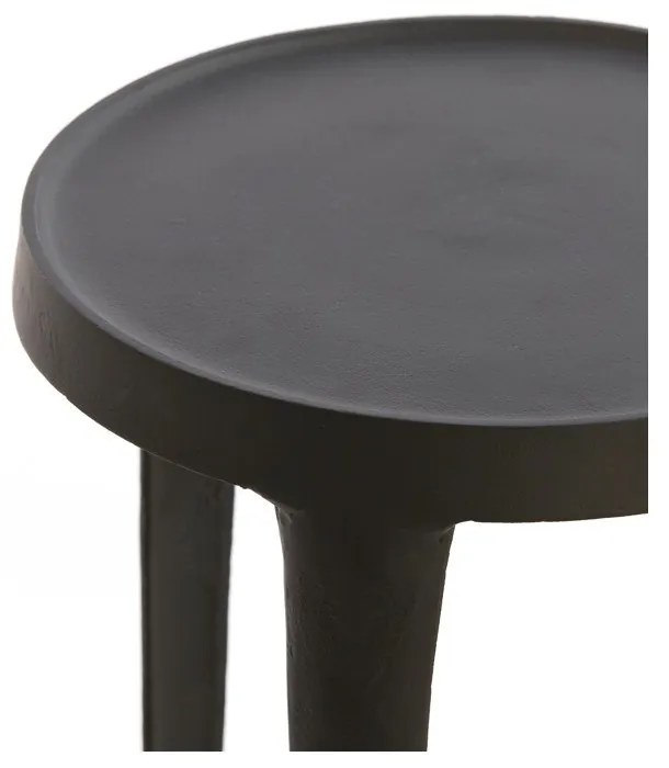 Măsuțe auxiliare 2 buc. rotunde din metal ø 35 cm Tobias – Light &amp; Living