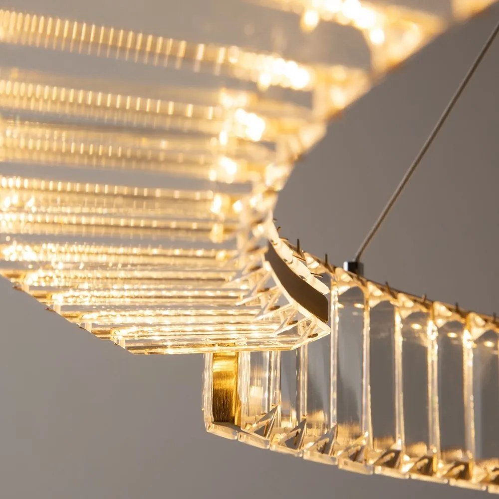 Lustra LED suspendata design modern Krone 80cm, 3000K