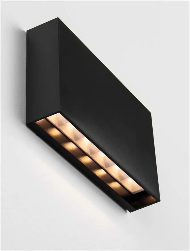 Aplica LED iluminat exterior ambiental IP65 YOKO negru