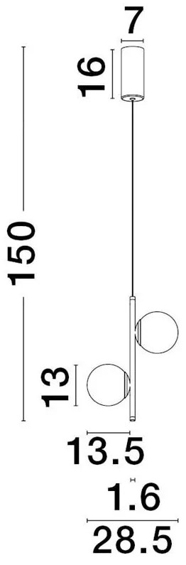 Lustra/Pendul LED design modern NUVOLE