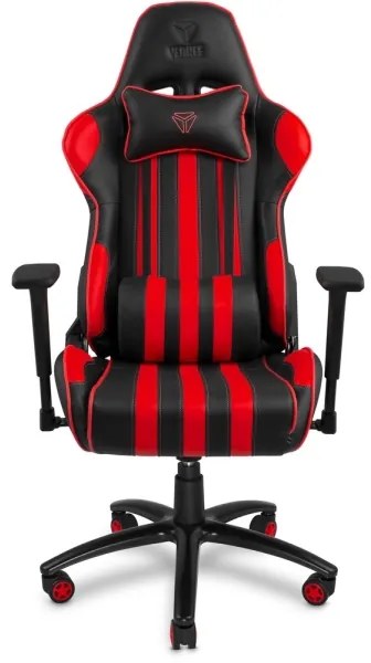 Scaun de joc negru/roșu Yenkee