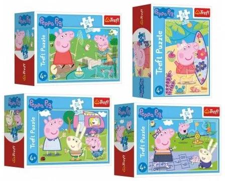 Minipuzzle 54 piese Zi fericită Peppa Pig