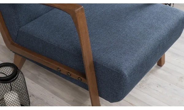 Fotoliu PUKI albastru