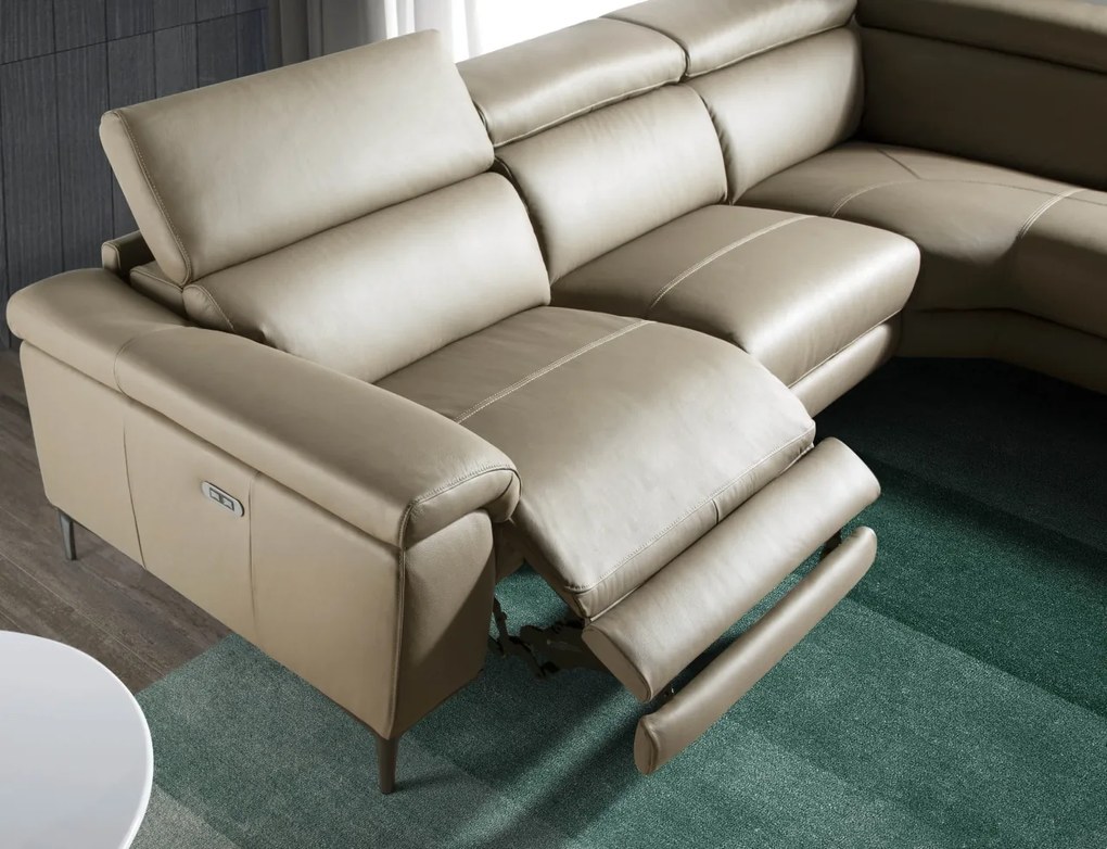 Coltar design LUX cu sezlong dreapta, functia relax Serena AC-5320-R