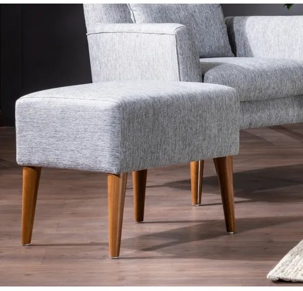 Taburet NIMO 46x50 cm gri