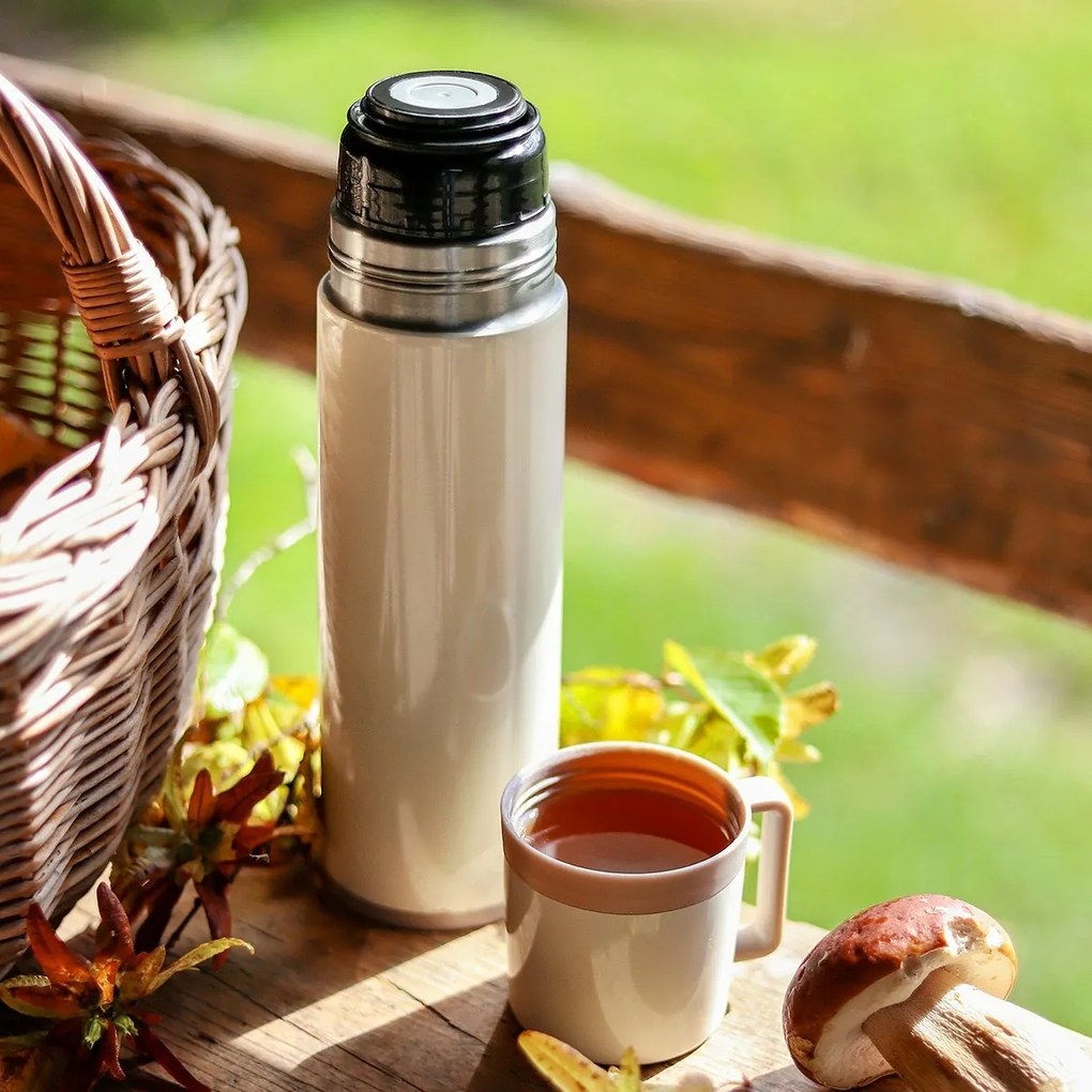 Termos cu cană Tescoma CONSTANT CREAM, 1 l, 1 l