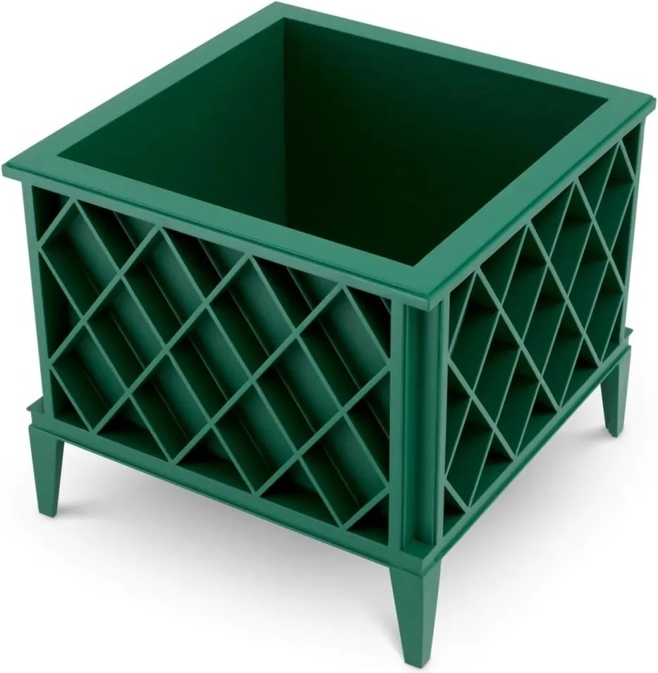Ghiveci, Suport flori pentru exterior Ocean Club, verde, 119904 HZ