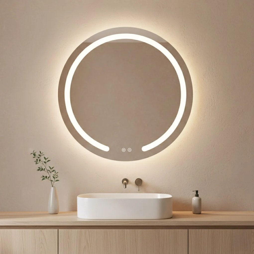 Oglindă LED 80cm Modern