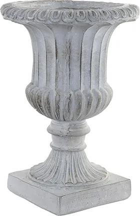 Vaza Grey din fibra de sticla gri 50 cm