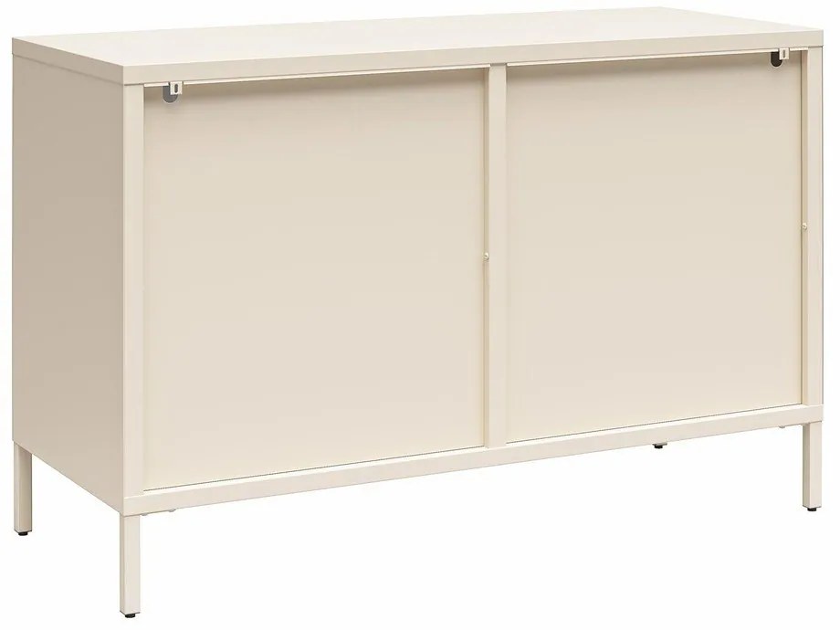 Vitrină crem din metal 100x64x40 cm Luna – Støraa