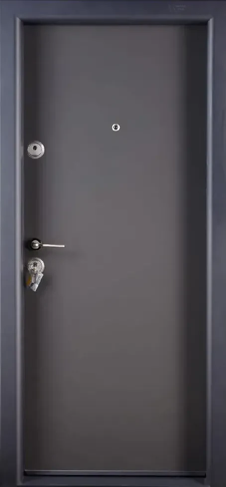Usa metalica intrare apartament placata cu MDF Gri Antracit - Mega EKO P+ 9000 ST