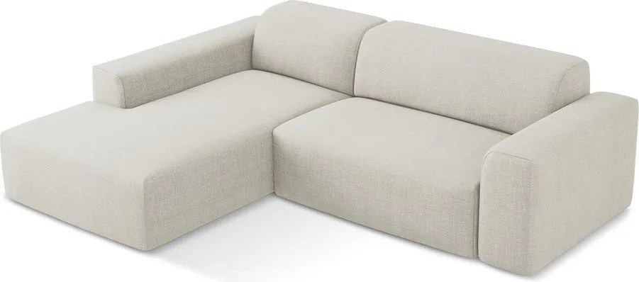 Colțar bej (cu colț pe partea stângă/cu șezlong) Keli – Makamii