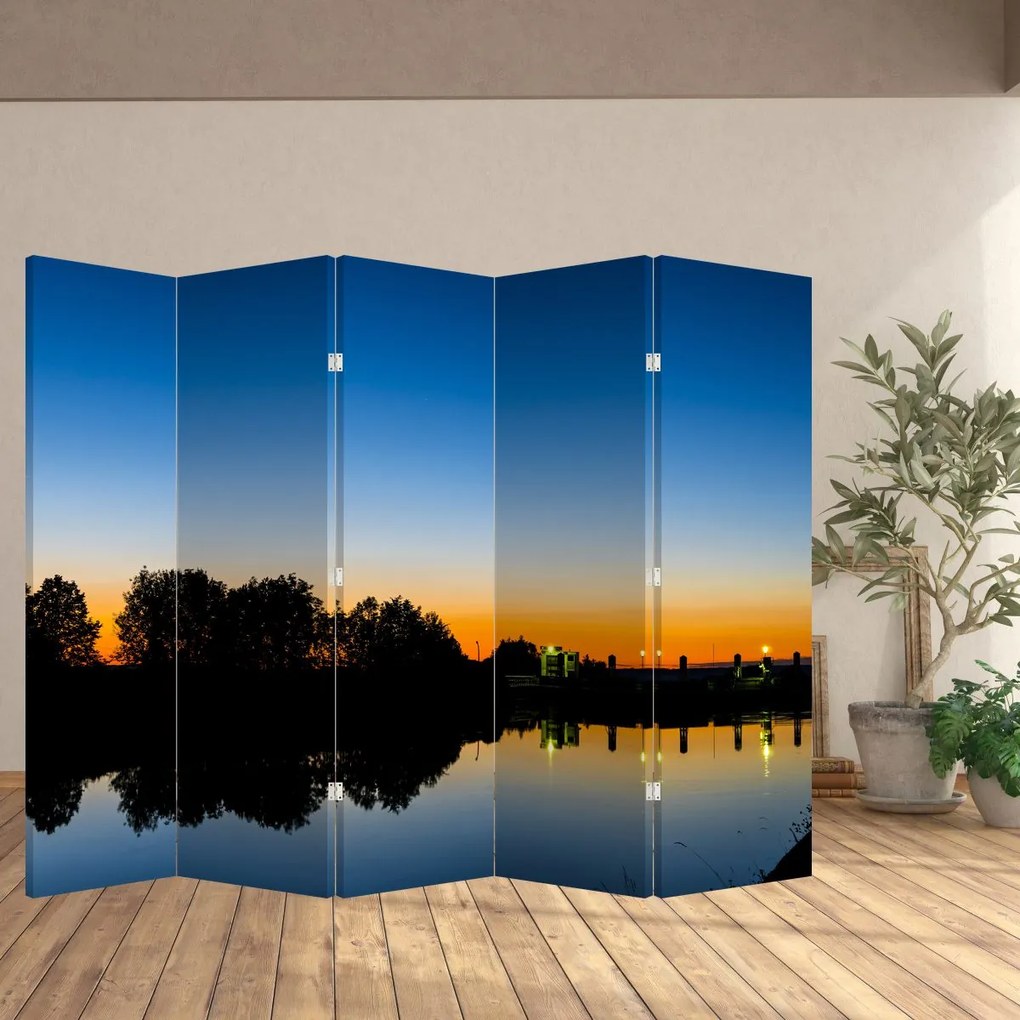 Paravan - Apus de soare (210x170 cm)