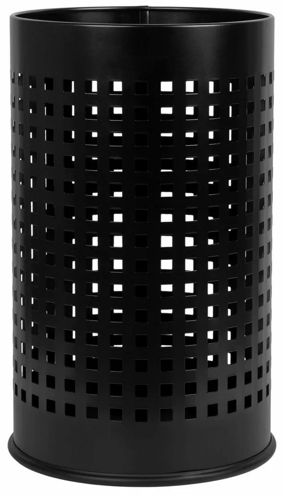Alda Coș de gunoi Officer perforat 18 l, negru, 18 l