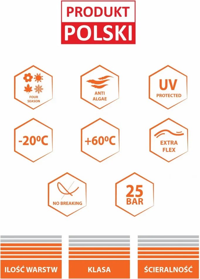 Furtun de grădină GARDEN PREMIUM 1/2" 30m